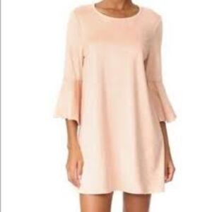 Jack by B B Dakota pink faux suede dress